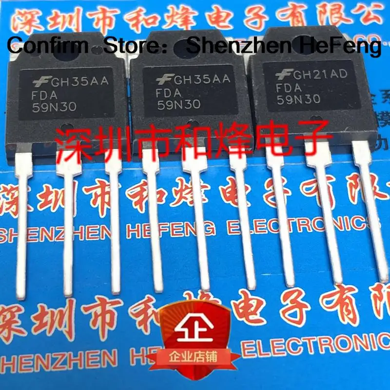 5PCS-10PCS FDA59N30  TO-3P 59A 300V    NEW AND ORIGINAL Fast Shipping