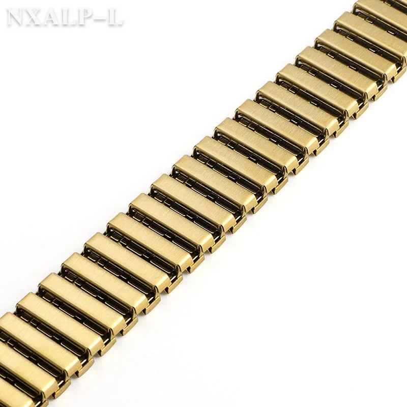 المعادن التوسع حزام (استيك) ساعة 16 مللي متر 18 مللي متر 20 مللي متر 22 مللي متر قابل للتعديل عرض الفولاذ المقاوم للصدأ مطاطا تمتد حزام لسامسونج غالاكسي العصابات