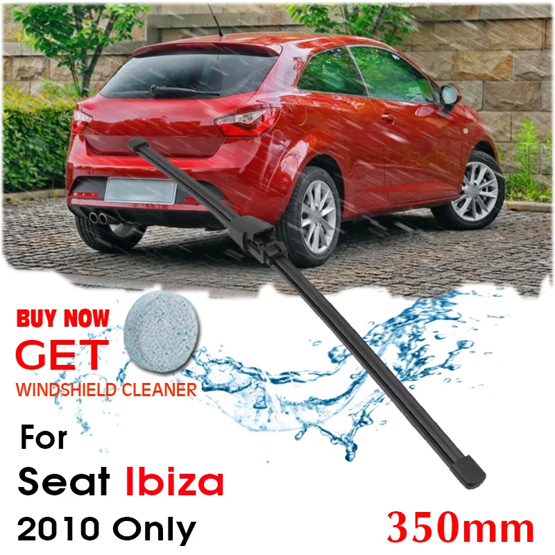 

Car Wiper Blade Rear Back Window Windscreen Windshield Wipers For Seat Ibiza Hatchback 350 mm 2010 Only Auto Accessories