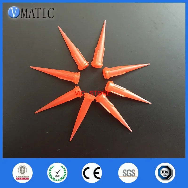 Free Shipping 25G TT Tapered Plastic Dispensing Needles Glue Dispenser Needle Tip