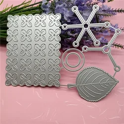 Flower&Leaf Metal Cutting Dies for DIY Scrapbooking Embossing Paper Photo Album Girl Stamps Crafts Mould Stencils 2023 New