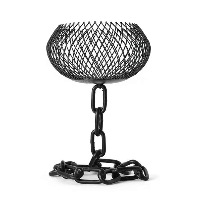 Eisenlaterne, Kerzenhalter, robust, hochtemperaturbeständig, Netz-Hohldesign, Aromatherapie-Lampe, Tischdekoration, Metallhandwerk