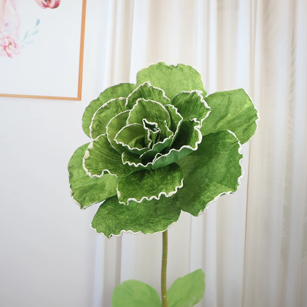 Velvet Rose Bouquet Props for Decoration, Artificial Flowers, Wedding, Proposal, Ceremony, Party Supplies, High Quality, 40cm