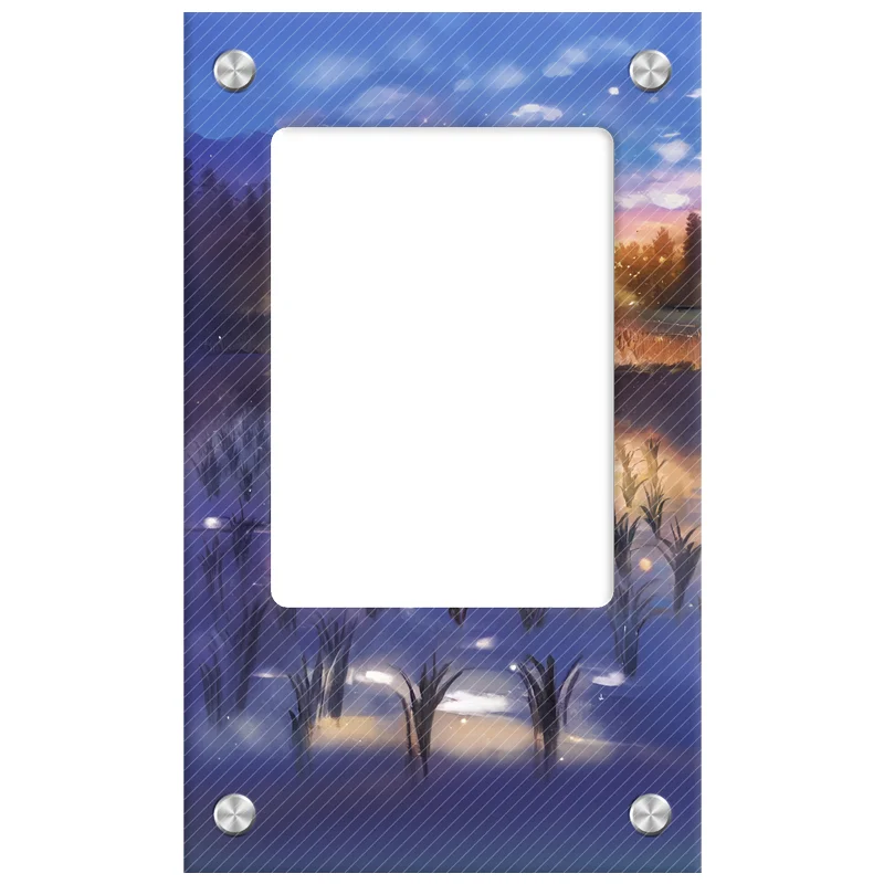 포켓몬 카드 벽돌 PTCG Admored Mewtwo Arceus Celebi Ogerpon 자체 제작 애니메이션 게임 확장 아트 선물 아크릴 보호 케이스 완구