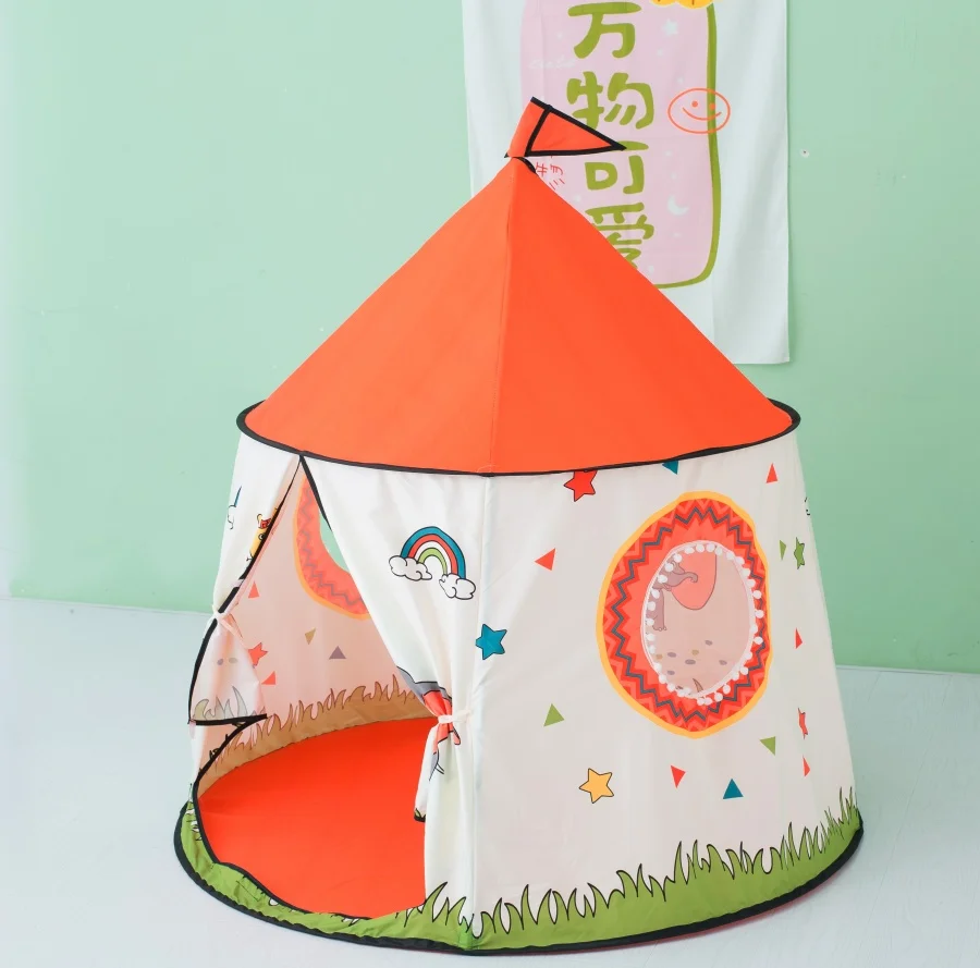 Cute Design Tent for Kids Indoor & Outdoor Play House Foldable Kids Pop Up Tent Child Play Tent Portable Toddler Tent