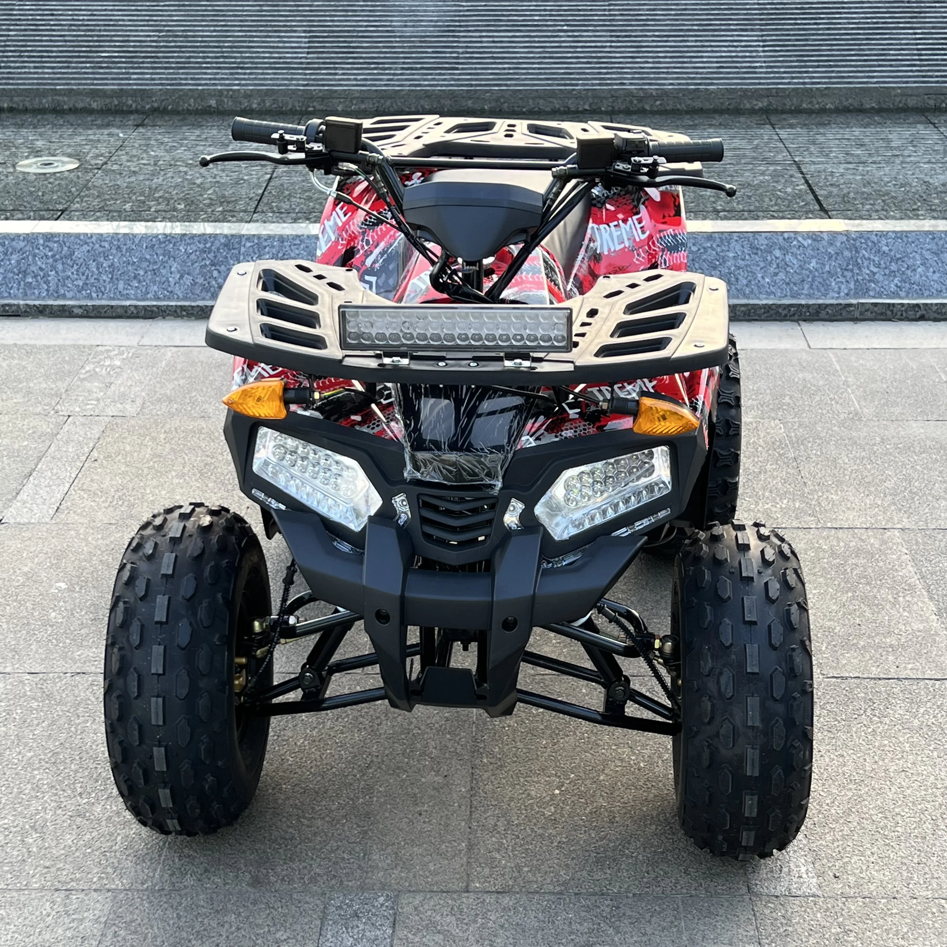 Heavy Duty150cc Liquid Cooled Full 4WD System with Winch Kit and Heavy Duty Cargo Management  ATV 4x4