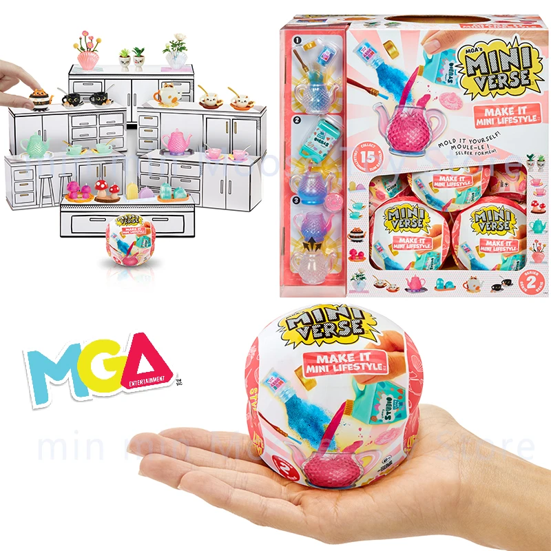 Nuovo MGA minifverse MINI VERSE SPA Home beautie Series Mystery Box accessori per Spa fai da te giocattolo giocattolo interattivo Set regali