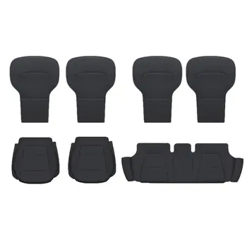 עבור טסלה דגם Y ג'וניפר 2025 עור מושב כיסוי מושב כרית לנשימה נוחה לא מחניקה לא זיעה רכב מושב כרית 10 best sales כיסוי מושב טסלה - №8