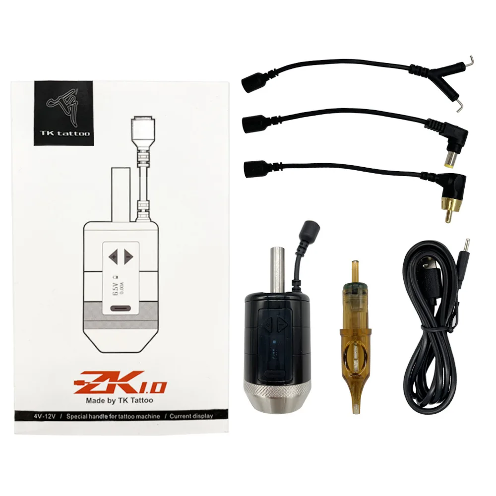 POPEIRONS Wireless tattoo grip Display Handle Power Supply tattoo grips tattoo accusation cartridge grip