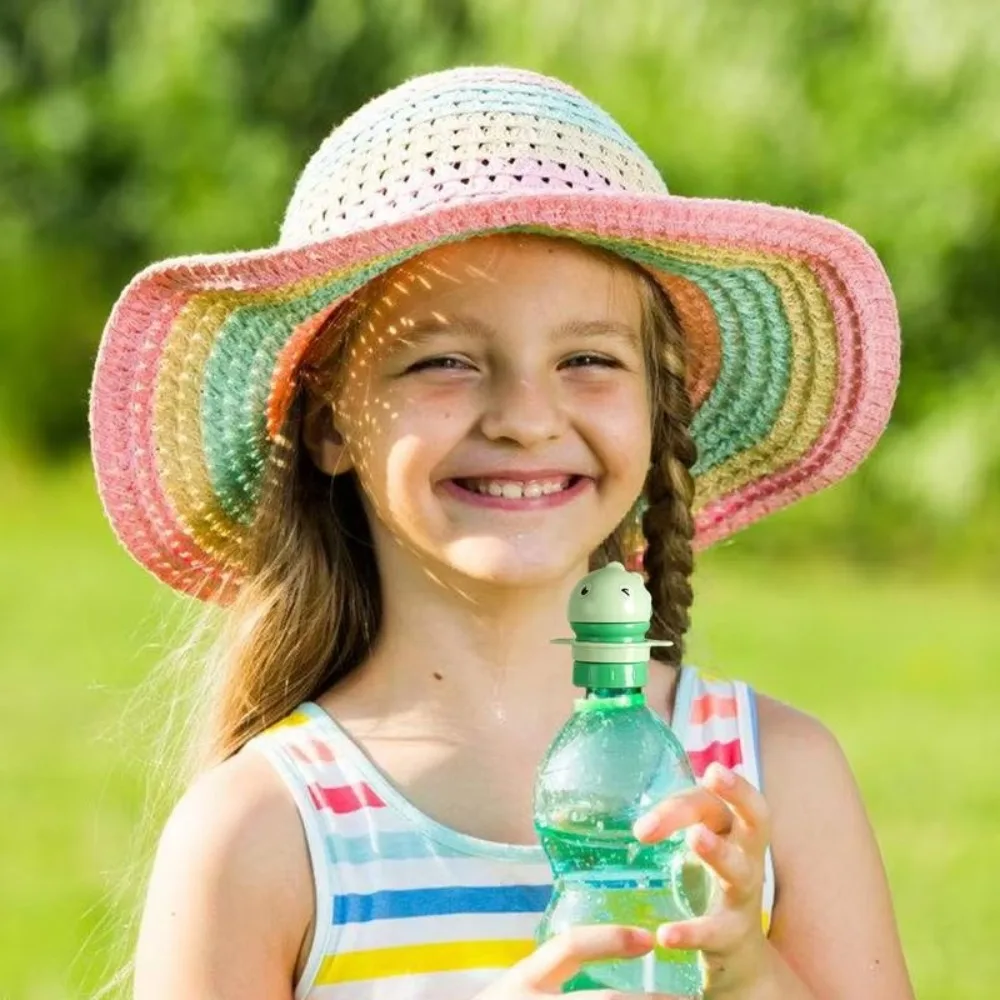 Straw Design Water Bottle Cap Cover Rotary Straw Cover Compact Infant Sip Lid Reusable Spill-Proof Water Bottle Spout Adapter