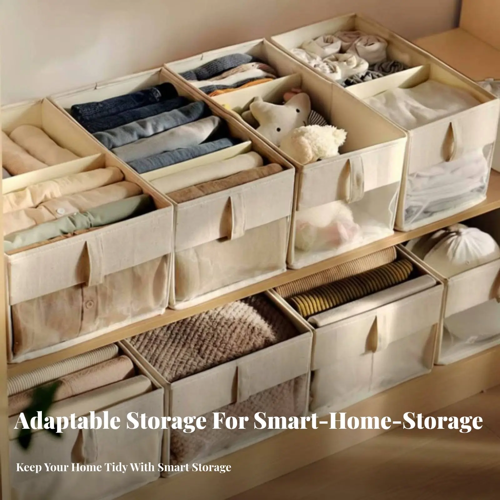 

Органайзер для одежды с прозрачными секциями: прозрачная панель, разделяемая конструкция, штабелируемый дизайн для студентов и домовладельцев