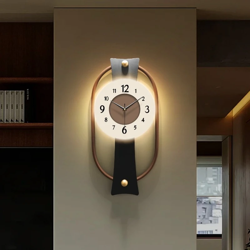 Medieval wall clock 2025 new living room art clock home creative clock wall silent fashion watch