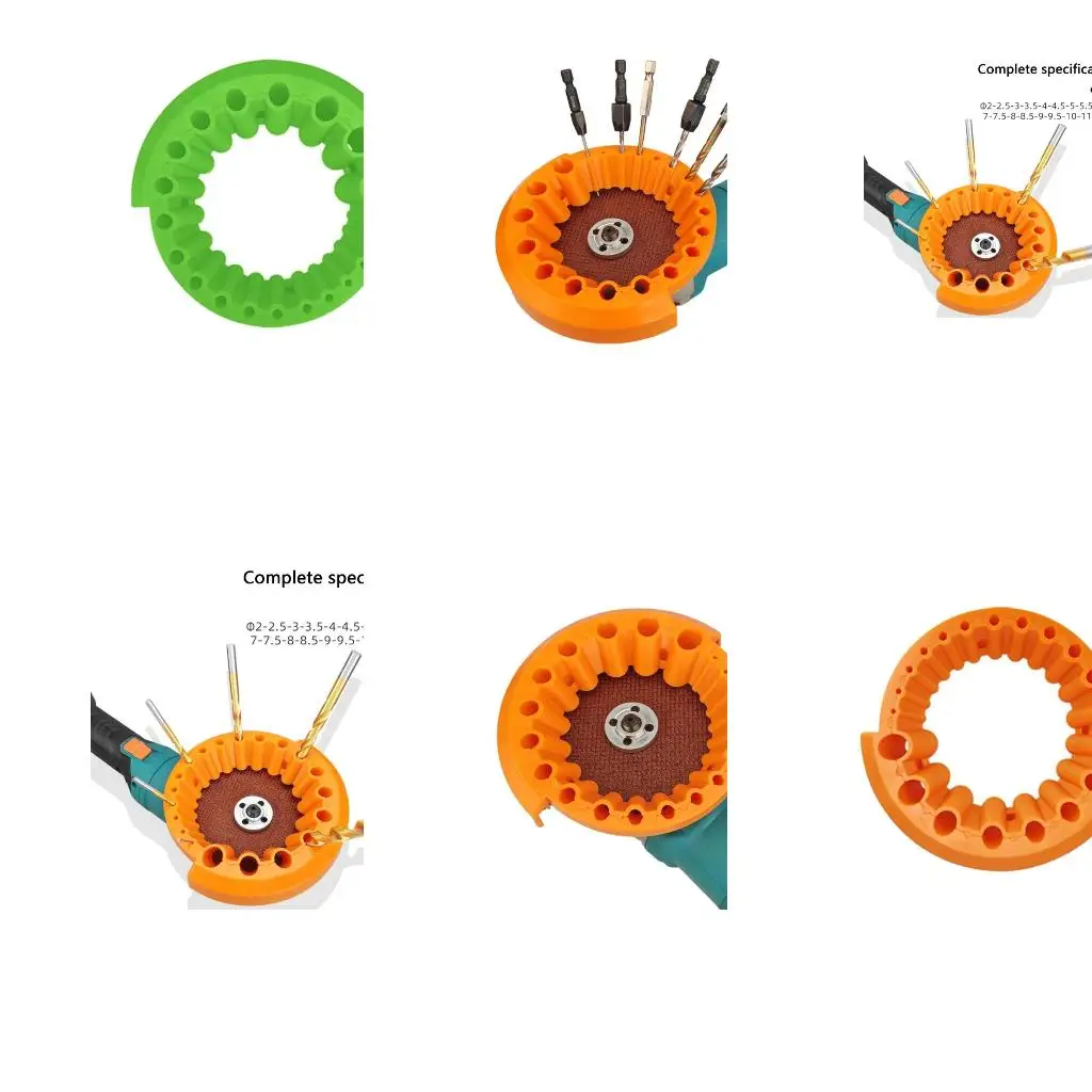 

Многофункциональная точилка для сверл с 20 отверстиями для всех бит 2-13 мм, насадка для угловой шлифовальной машины, сверло,