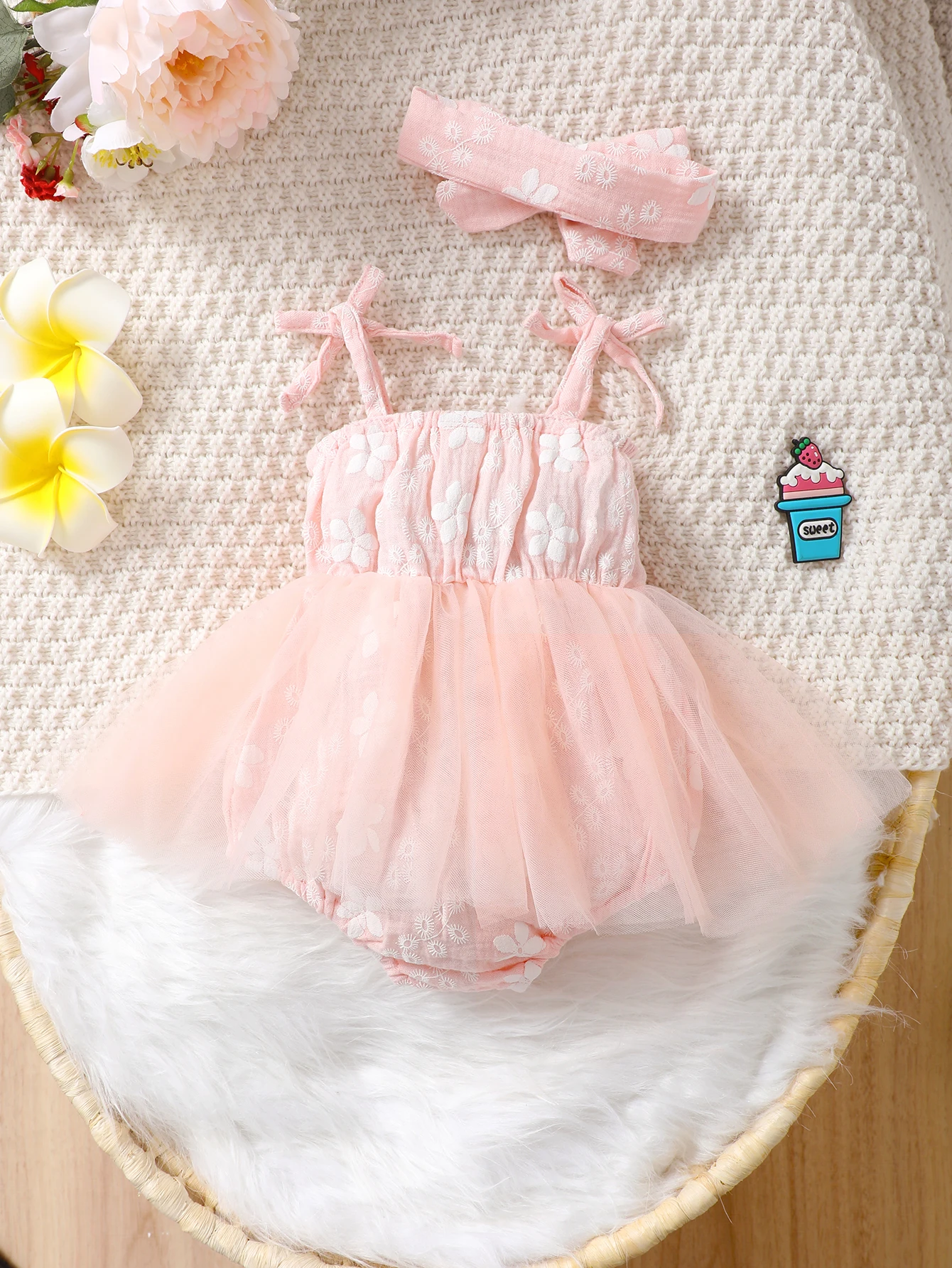 Barboteuse en dentelle pour no - Newborn Baby Girl Romper Floral avis et prix