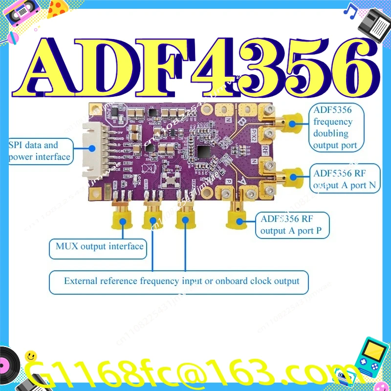 ADF4356 Module Phase-locked Loop Phase Detector 54MHz – 6.8GHz Bandwidth Frequency Generator