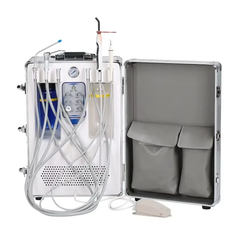 for Portable Mobile Dental Unit Cart Dental Turbine Unit with Air Compressor Medical Wholesale Hot Sale