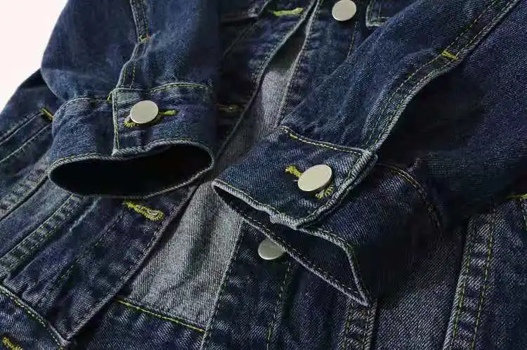 Women Denim Jacket Spring Autumn Short Coat Pink Jean Jackets Casual Tops Purple Yellow Purple Blue Loose Tops Lady Outerwear 29 Se2559fc019a6464d9f48c02d19d82c34S