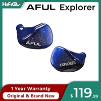 HiFiGo AFUL Explorer Wired Hybrid Earphones, 1DD+2BA Hybrid In-Ear Monitors for Deep Bass | Performer5 Performer8 Magicone