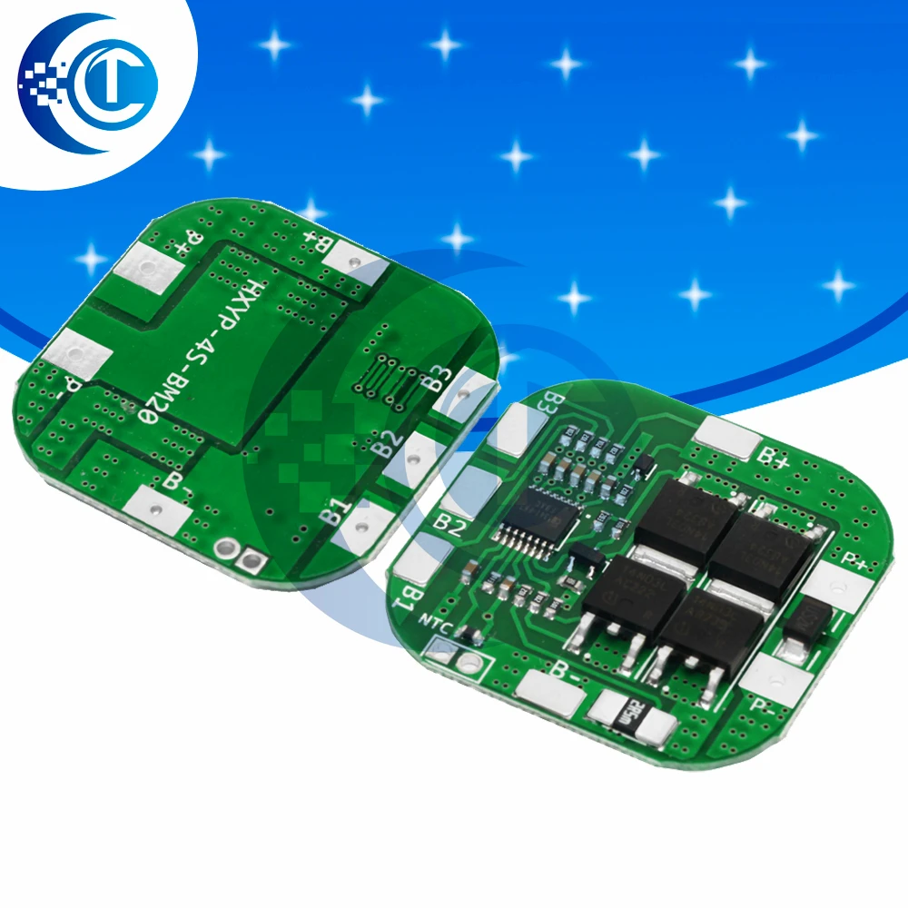 4S 14.8V / 16.8V 20A Peak Li-ion 4 BMS PCM Battery Protection Board BMS PCM for Lithium LicoO2 Limn2O4 18650 Li Battery