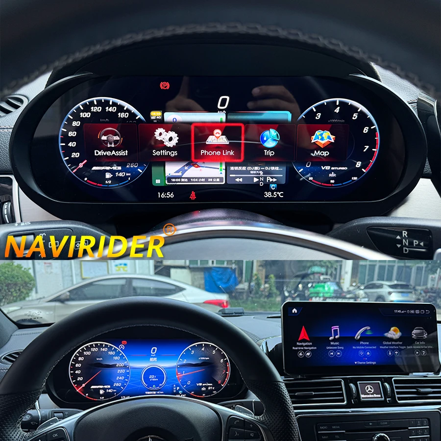 W166 Display für Mercedes-Benz ML/GL/GLE/GLS (2012–2019: Komplette LCD-Digitalanzeige mit CarPlay – Testbericht & Praxiserfahrung