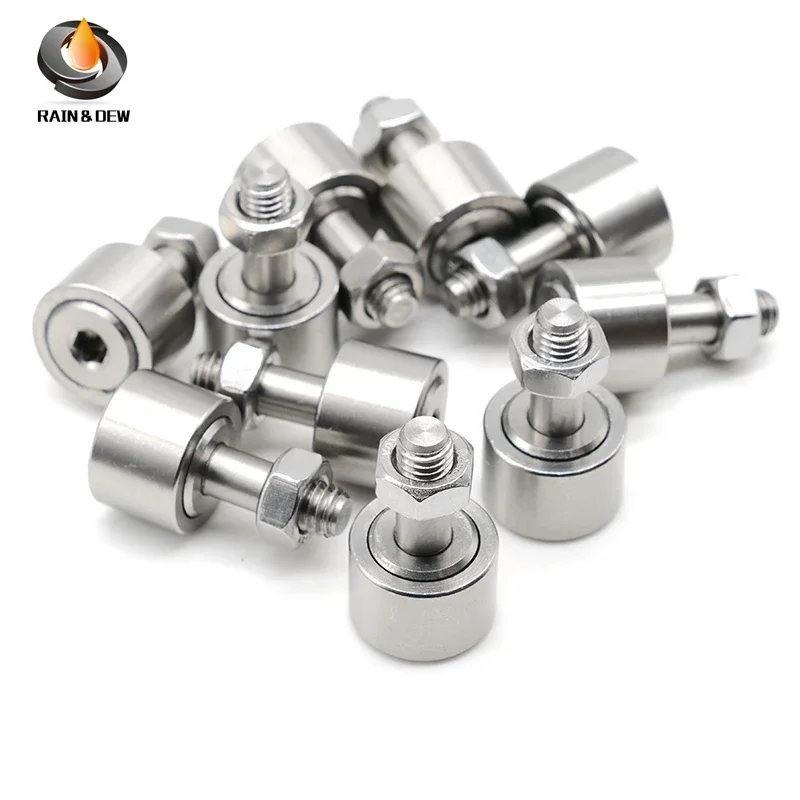 

1Pcs CF6 KR16 Cam Follower bearing M6X16X28.2 mm SUS304 Stainless Steel Needle roller bearing with bolt