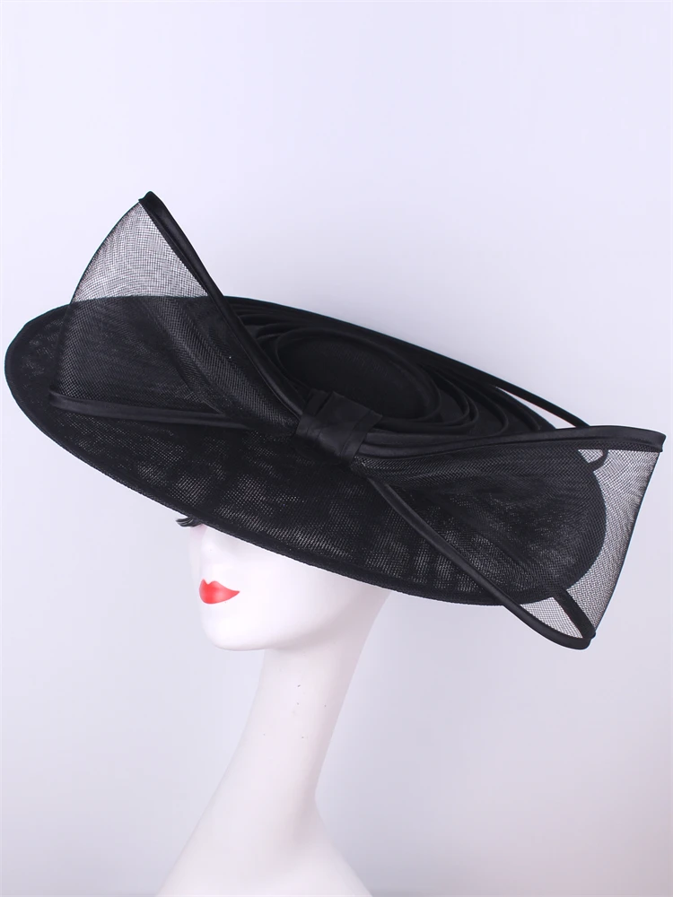 Bride Pillbox Red Fascinator Hat Femme Wedding Chapeau Women Formal Event Tea Millinery Cap Feather Royal Ascot Race Headpiece