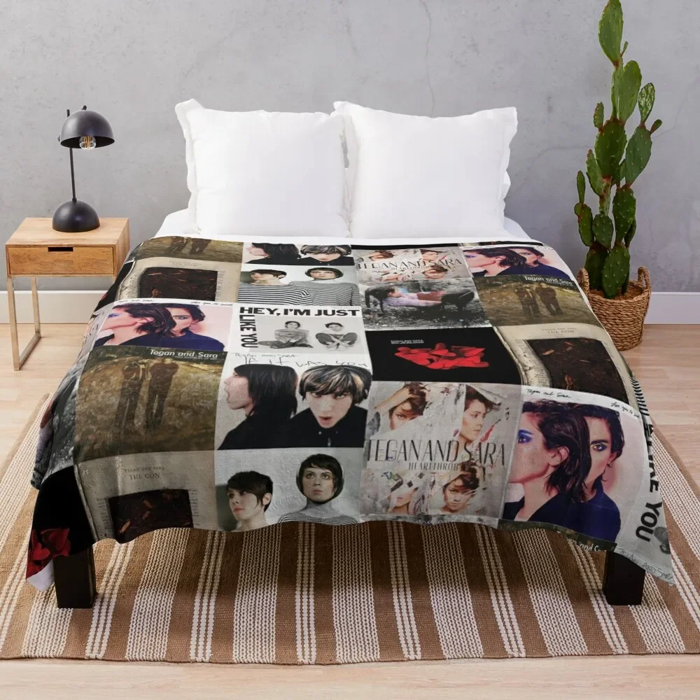 

Tegan & Sara - All Albums Throw Blanket Men's Soft Warm Throw Blanket for Couch