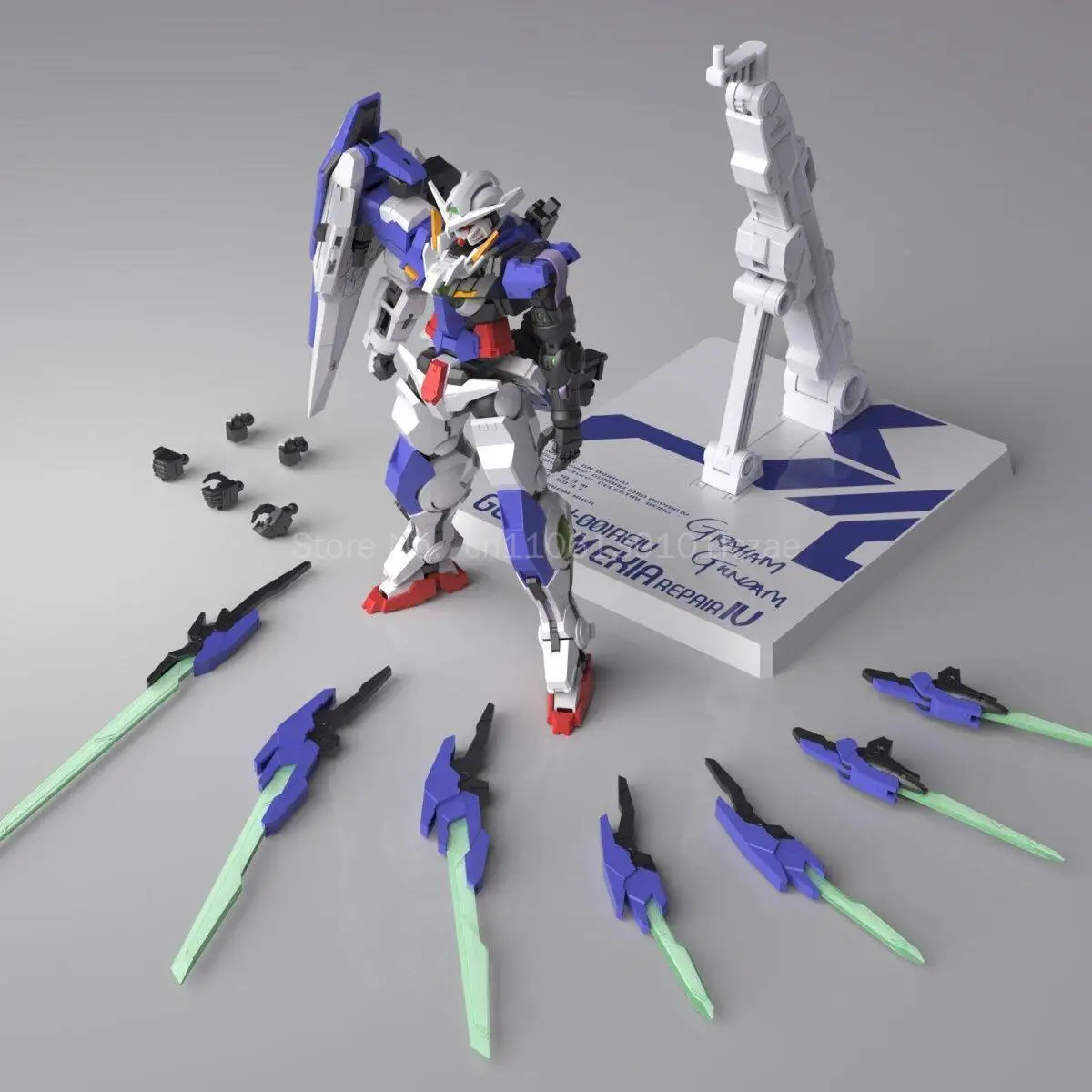 HG 1/144 GBC Model GN-001 R4 Exia Repair Ⅳ GN-001REⅣ Toys Assembly Model Kit Action Figure Model Kits Plastic Robot Gift view 3