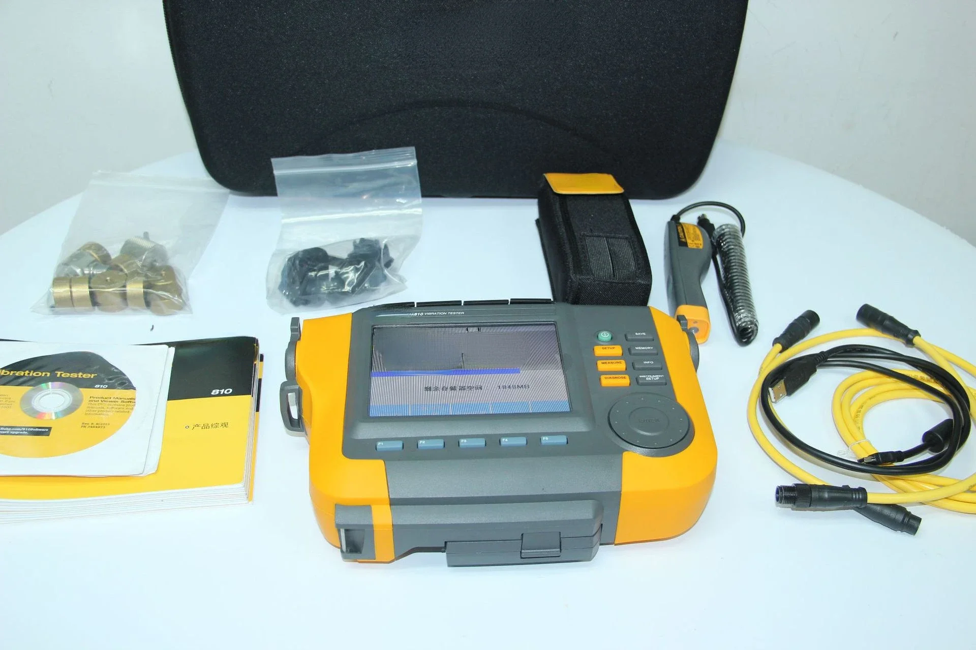 Testeur de vibrations pour Flukekarding, analyseur de diagnostic de vibrations, Fluke 810, F805, F802