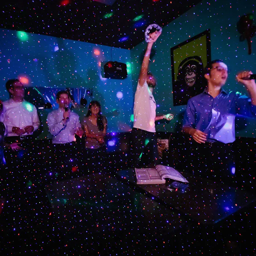 RGB Laser Full Stars DJ Disco Light Party Decoration Projector Sky LED Bar Dance Coffee Room Christmas Stage Effect Lamp B224