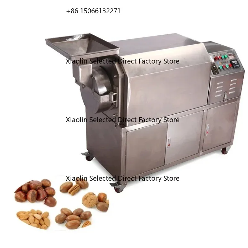 

New Arrival Full Automatic Pistachio Cashew Nuts Roasting Roaster Machine Electric