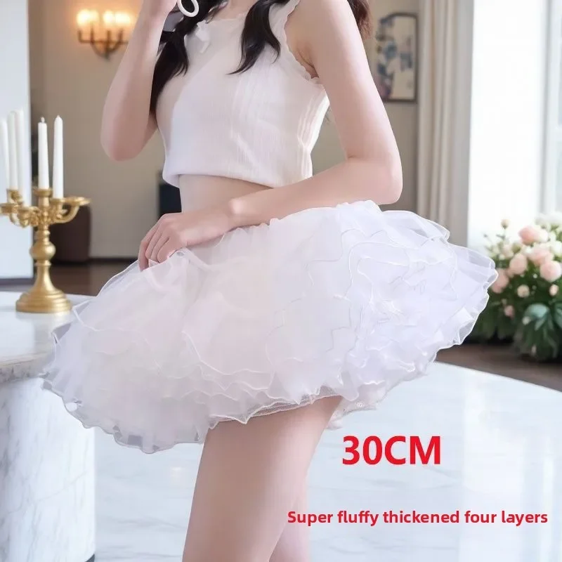 Lolita Flying Saucer Petticoat – Krinoline ohne Knochen, maximales Volumen, unsichtbarer, kabelloser Unterrock für den täglichen Gothic Sweet OP/JSK
