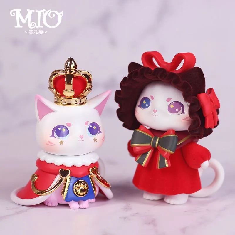 Genuine MIO Palace Cat Series Blind Box Kawaii Animal Anime Figure Model Girl Birthday Gift Trendy Toy Collection