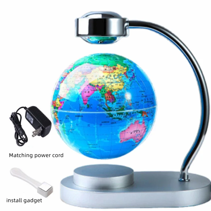 New Rotating Maglev Globe With Lights Up Students With Political Office Decoration Ornaments Birthday Commemorative Gift