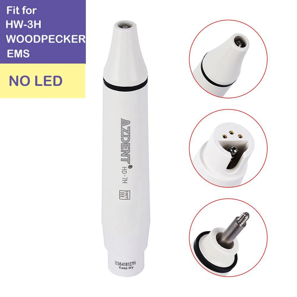 AZDENT Dental Ultrasonic Piezo Scaler Handpiece HW-3H LED Fit for SATELEC DTE WOODPECKER EMS VRN Dental Ultrasonic Scalers