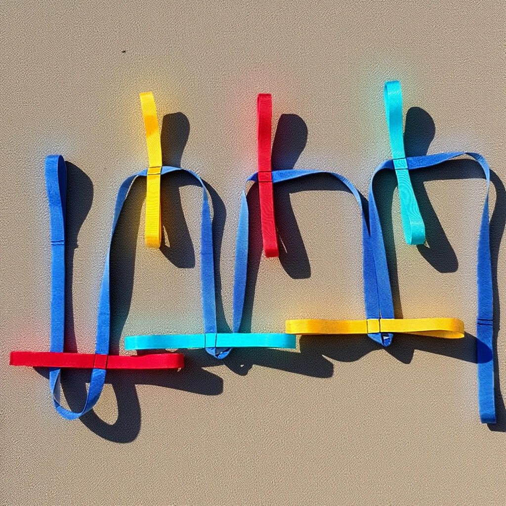 حبل مشي ممتاز للأطفال للسلامة في حديقة رياض الأطفال في مرحلة ما قبل المدرسة ومقابض متباعدة وحبل قابل لإعادة الاستخدام لخط الأطفال