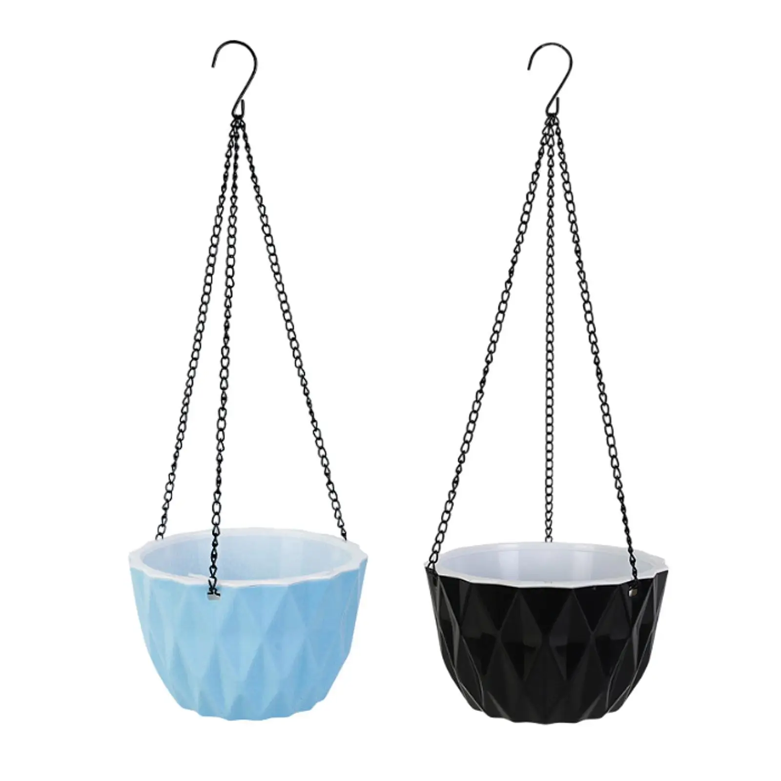 

Self Watering Hanging Planter Hanging Flower Pot Ornament Decorative Hanging Basket Plant Container for Desktop Table Window