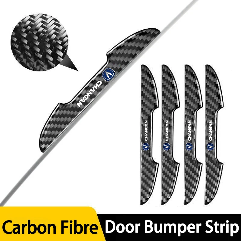 

4PCS Car Stickers For Changan CS75 CS35 Plus CS15 CS95 RAETON CX70 CS55 EADO CX20 Alsvin CS15EV Carbon Fiber Car Door Stickers