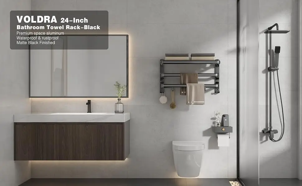 Voldra towel rack