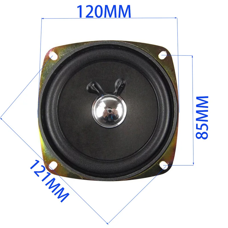 Tenghong 2pcs 5Inch Audio Speakers 120MM 4Ohm 10W Full Range Speaker Unit Horn For Outdoor Broadcast Keyboard Square Loudspeaker