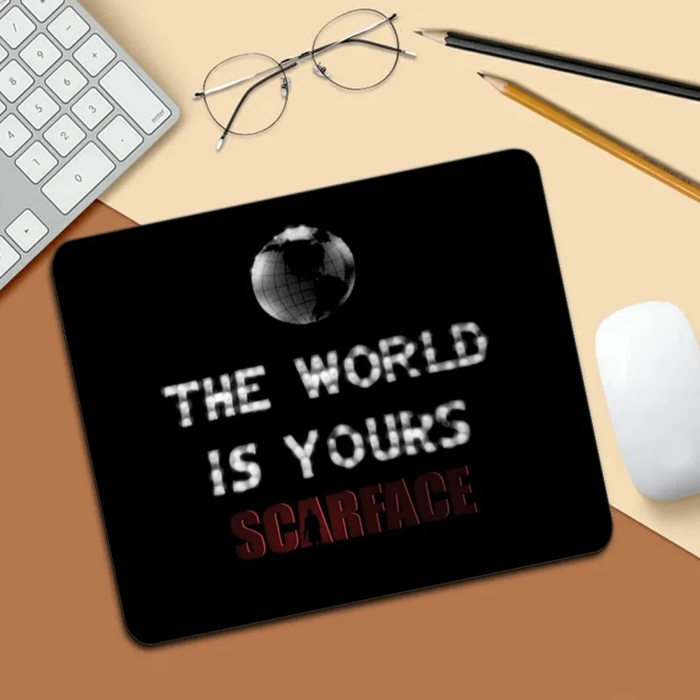 Scarfaces The World Is Yours Mousepad Mousepad Game Pc Accessories Overlock MouseMat Computer Desk Mat