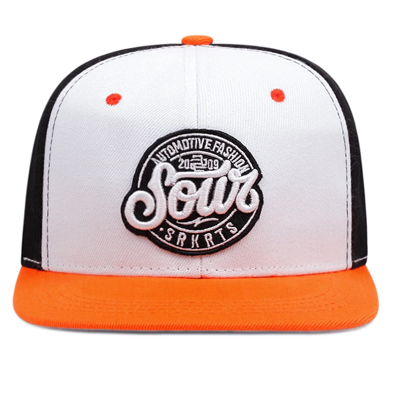 SOWT Logo Circular letra icono creativo Color bloqueado borde plano sombrero moda HipHop sombrero de béisbol ocio al aire libre sombrilla sombrero