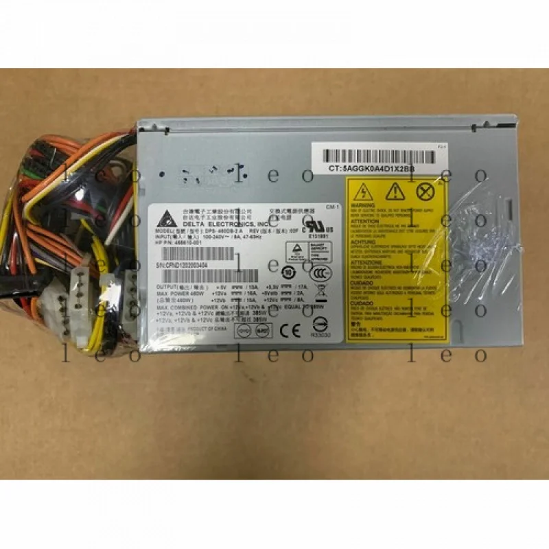 D  For HP ML150G6 ML330G6 Server Power Supply 466610-001 519742-001 385W