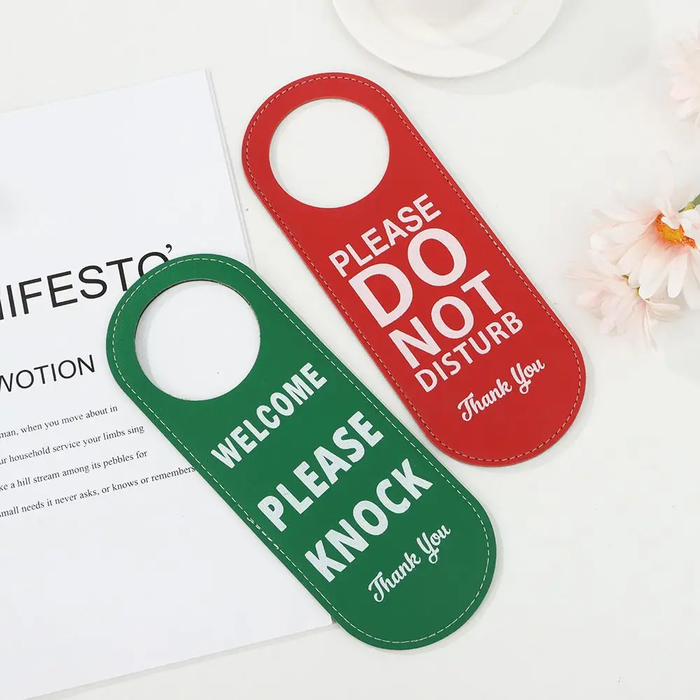 Make up Room Hotel Bulletin Board Tips Tag Door Hanger Tags Door Knobs Hanger Pendant Cleaning Label Do Not Disturb Signs