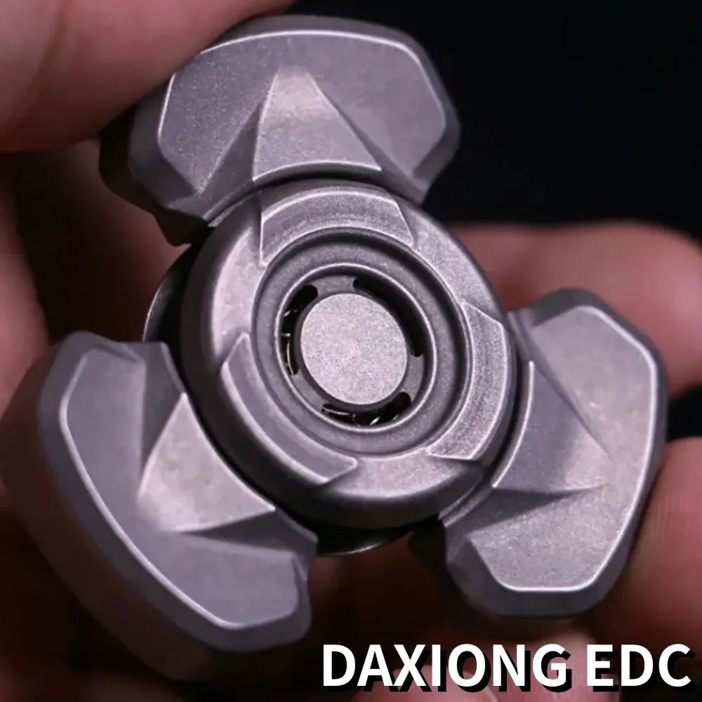 Daxiong edc fidget spinner projetos originais três folhas spinner ansiedade alívio gadgets fidget spinners alívio do estresse brinquedo