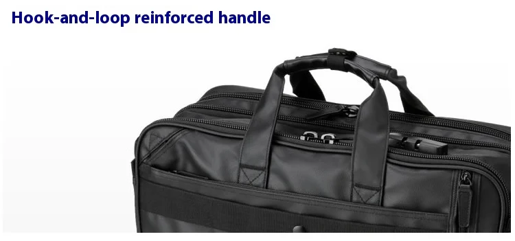 Large Capacitor Bag with Password 3WAY Handheld Double Shoulder Bapa Waterproof Business Nylon Notebook Bag