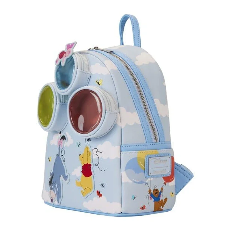 Winnie The Pooh and Freiends Floating Balloons Mini Backpack Wallet Set