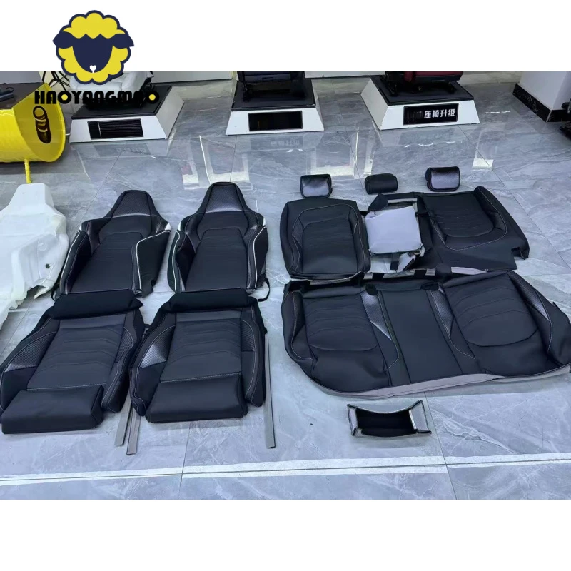Car Sports gti Seats Racing Seat for Volkswagon Golf8 Upgade Customization Design Spoge Synthetic Real Leather Cover