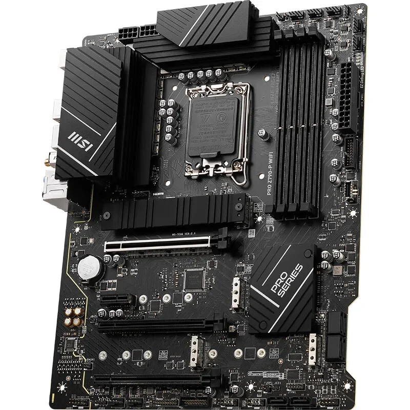 Original novo pro Z790-P wifi ddr5 cpu i5 13600k 13700k lga1700 matx para computador pc e uso doméstico placa-mãe de jogos