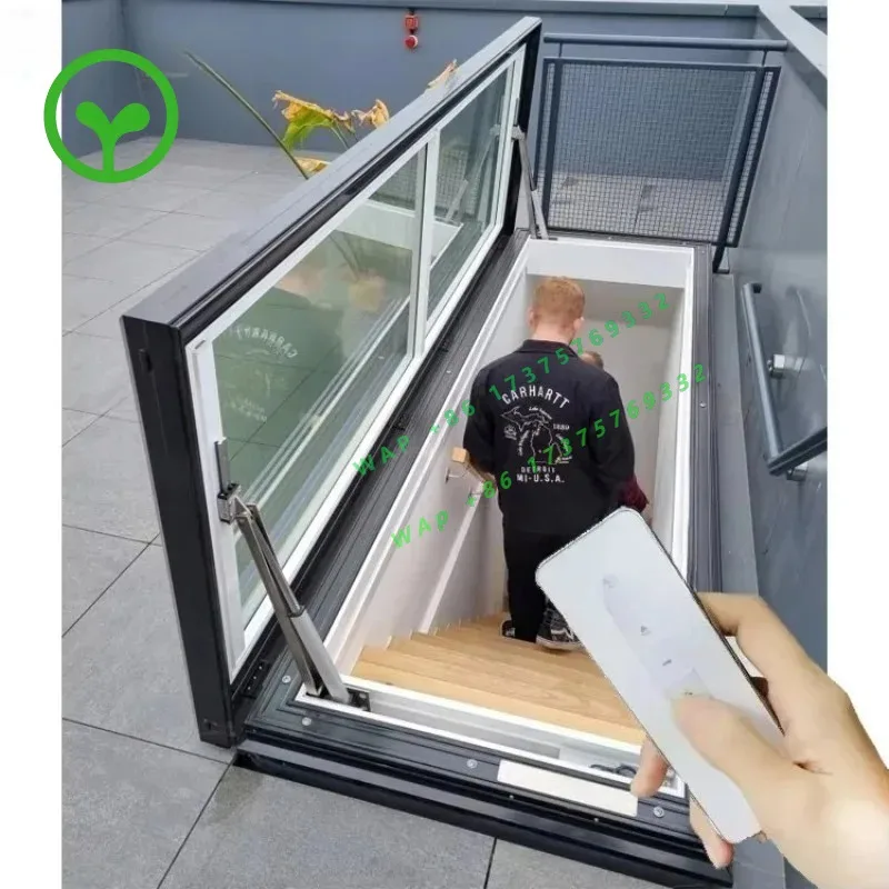 【2026】Electric Skylight Entrance Hatch Skylight Ventilation Window Electric Open Double Glazed Roof